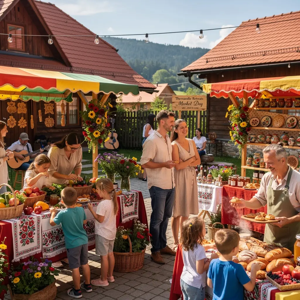 A luxurious spa retreat with elegant treatment rooms and calming ambiance for wellness therapies.